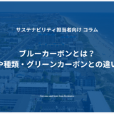 ブルーカーボンとは？仕組みや種類・グリーンカーボンとの違いを解説