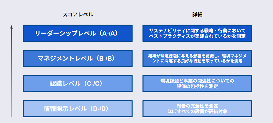 各スコアレベルとその詳細についての画像