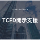 TCFD情報開示コンサルティング